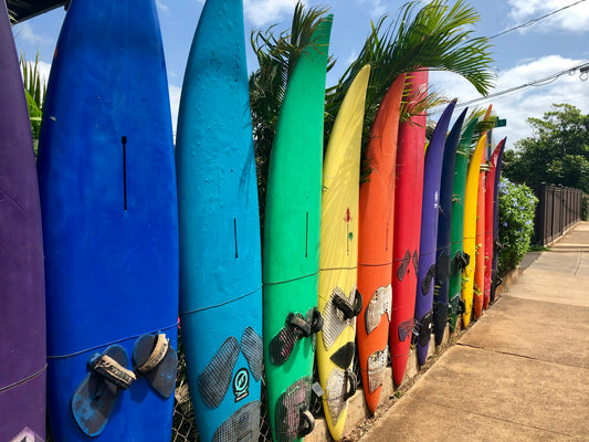 surfboards fence