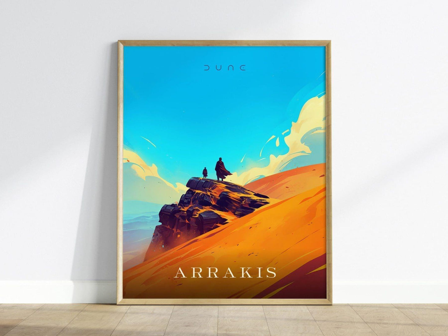 Dune Arrakis Poster 2021 2024, Minimalist Poster, Dune Poster, Dune Movie Print, Timothée Chalamet, Zendaya, Oscar Isaac, Josh Brolin, Decor - Swell Scenes