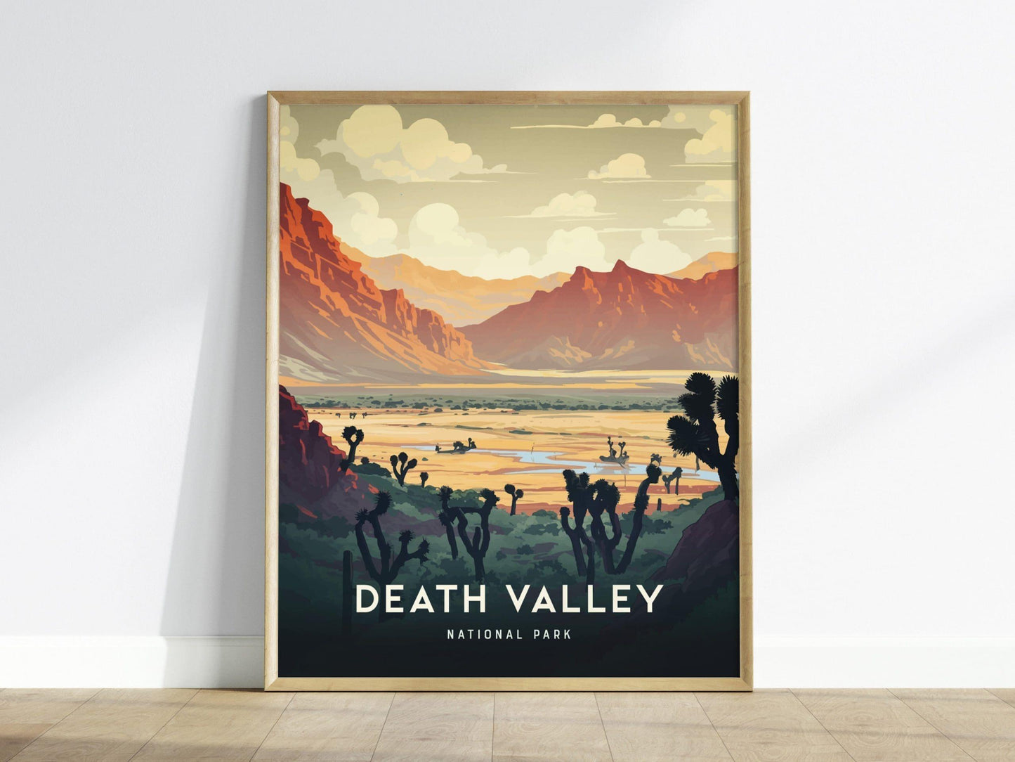 Death Valley National Park Print Wall Art, Death Valley Poster, Death Valley California National Park Wall Art, Airbnb Home Decor Wall Art - Swell Scenes