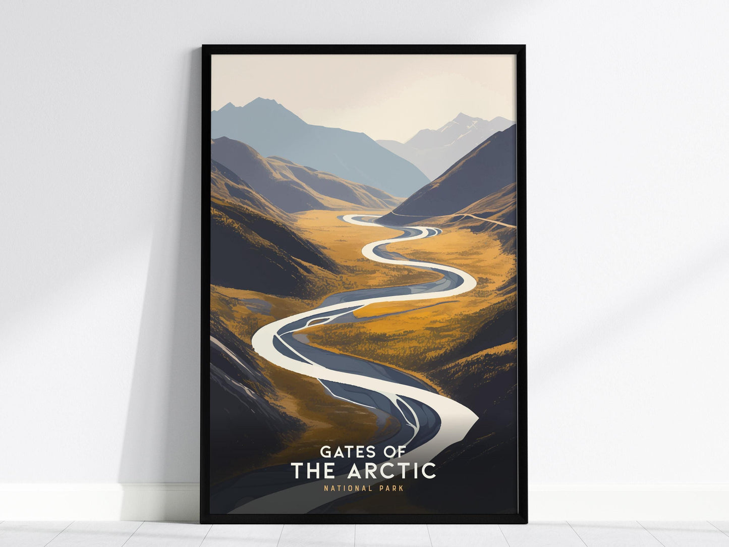Gates of the Arctic National Park Alaska Travel Print Wall Art