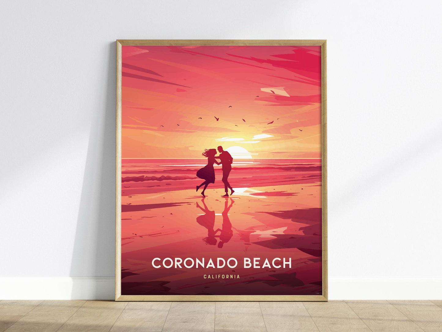 Coronado Beach San Diego California Travel Print Wall Art