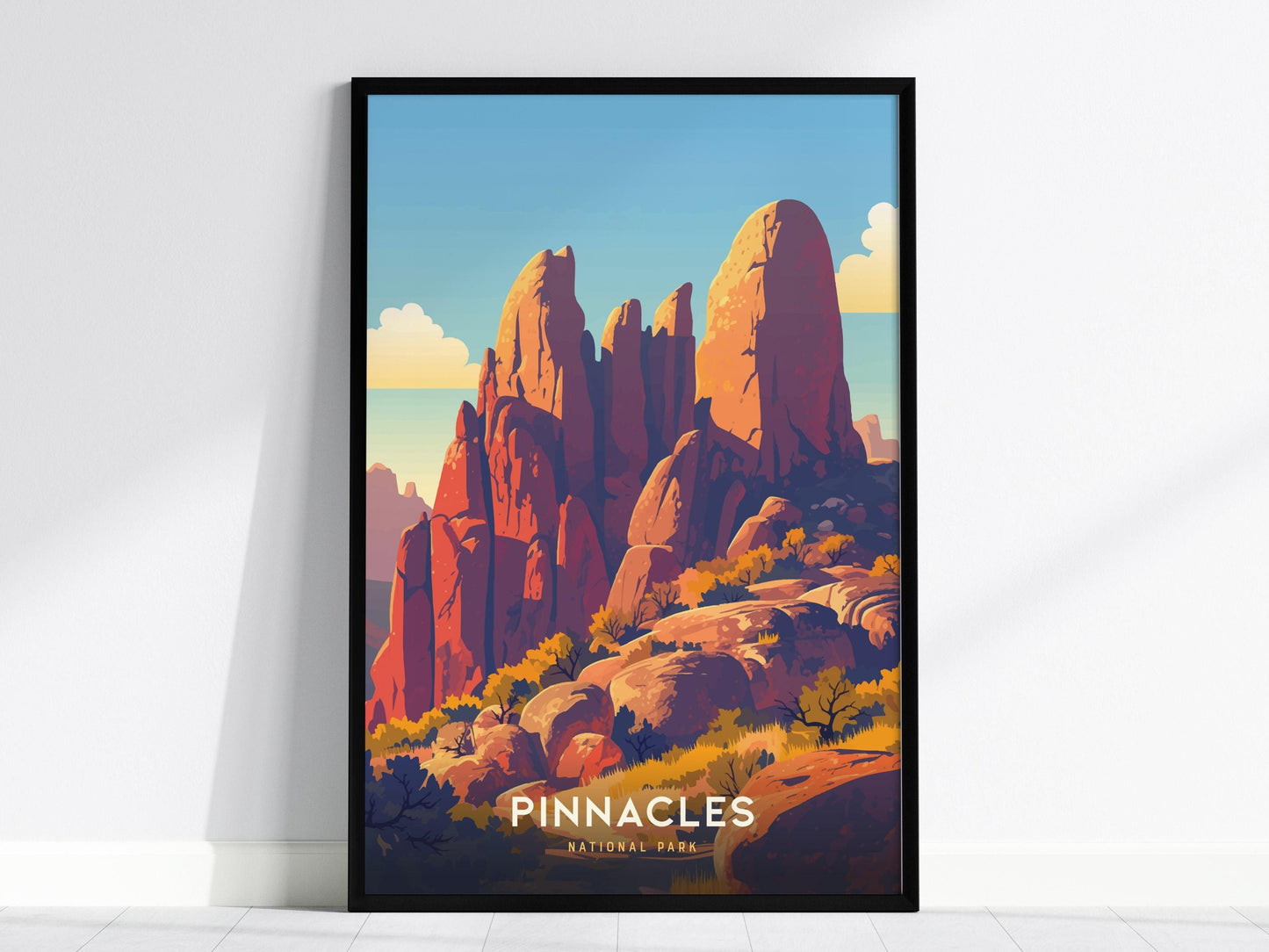 Pinnacles National Park California Hiker Wall Art
