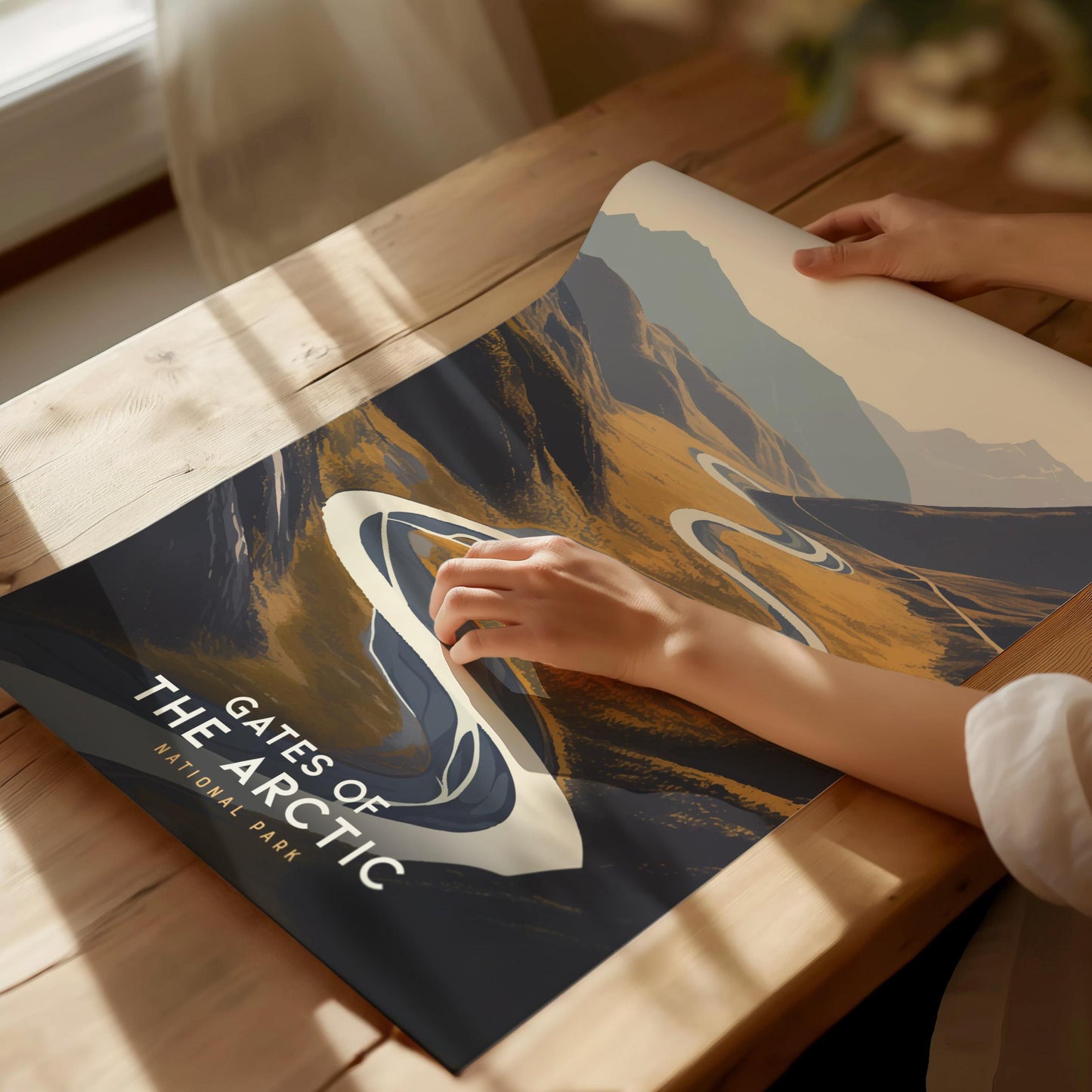 Gates of the Arctic National Park Alaska Travel Print Wall Art