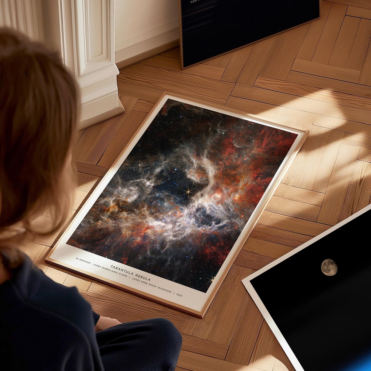 Tarantula Nebula Poster James Webb Space Telescope Wall Art