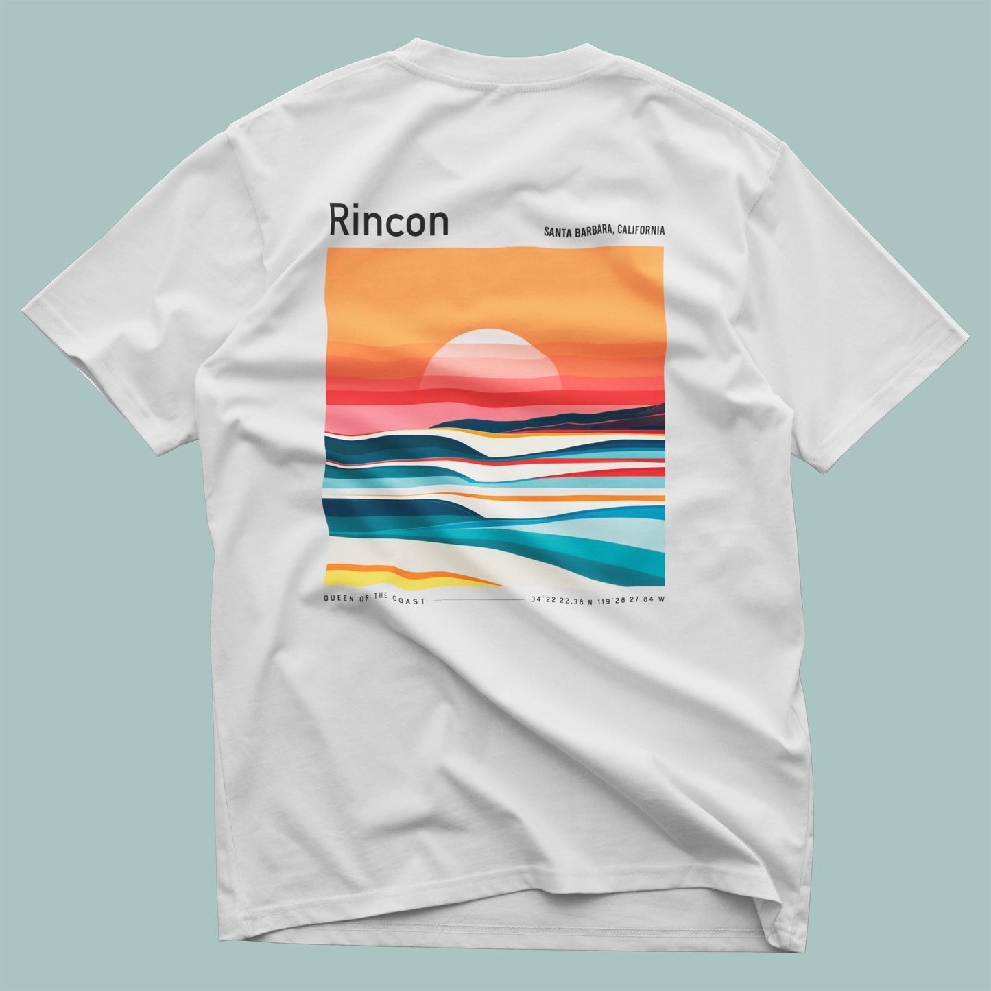 Rincon Santa Barbara California Vintage Surf Shirt Pocket Tee