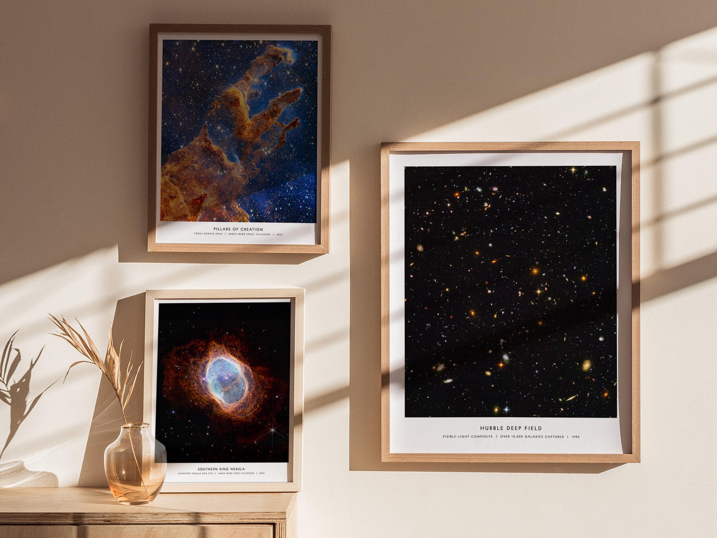 Hubble Deep Field Visible Light NASA Space Art Print