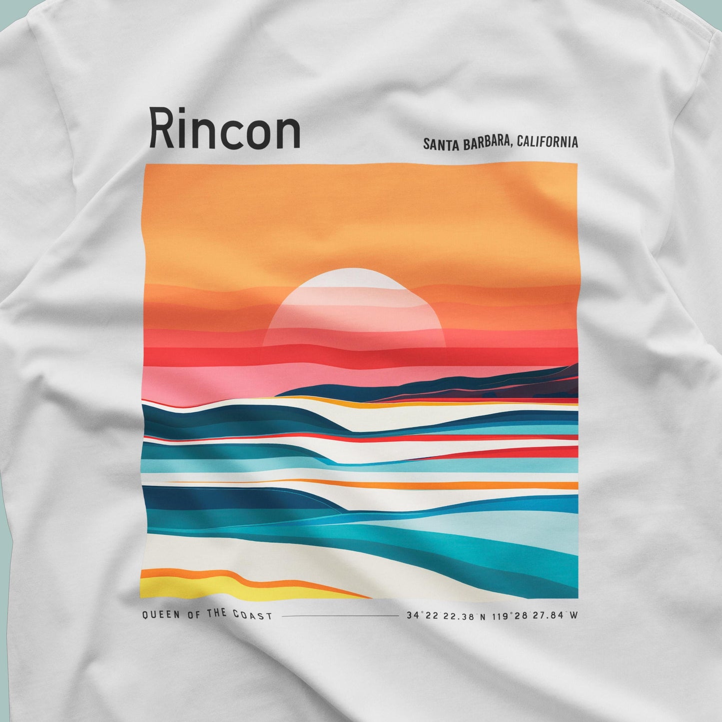 Rincon Santa Barbara California Vintage Surf Shirt Pocket Tee