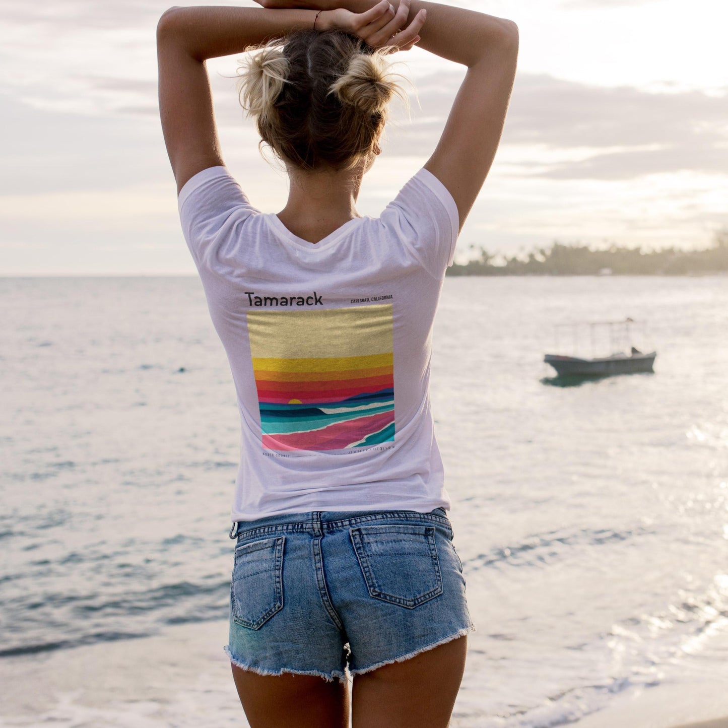 Tamarack Carlsbad California Vintage Surf Shirt Pocket Tee