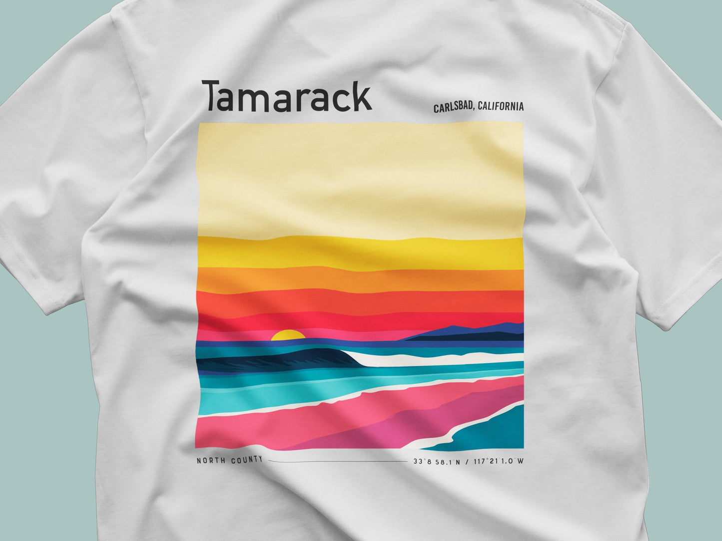 Tamarack Carlsbad California Vintage Surf Shirt Pocket Tee