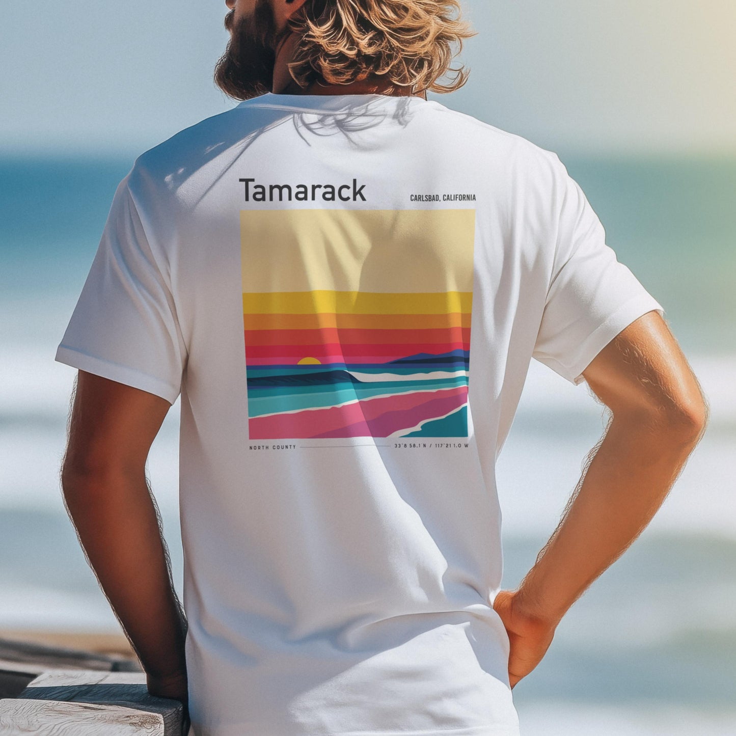 Tamarack Carlsbad California Vintage Surf Shirt Pocket Tee