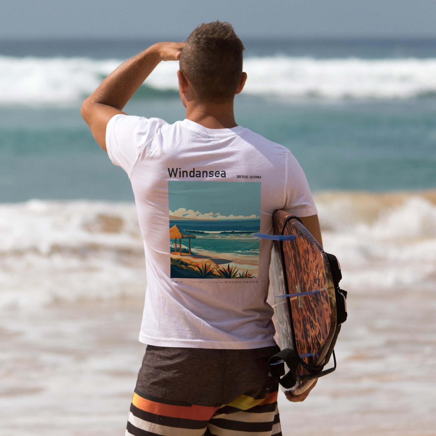 Windansea La Jolla California Vintage Surf Shirt Pocket Tee
