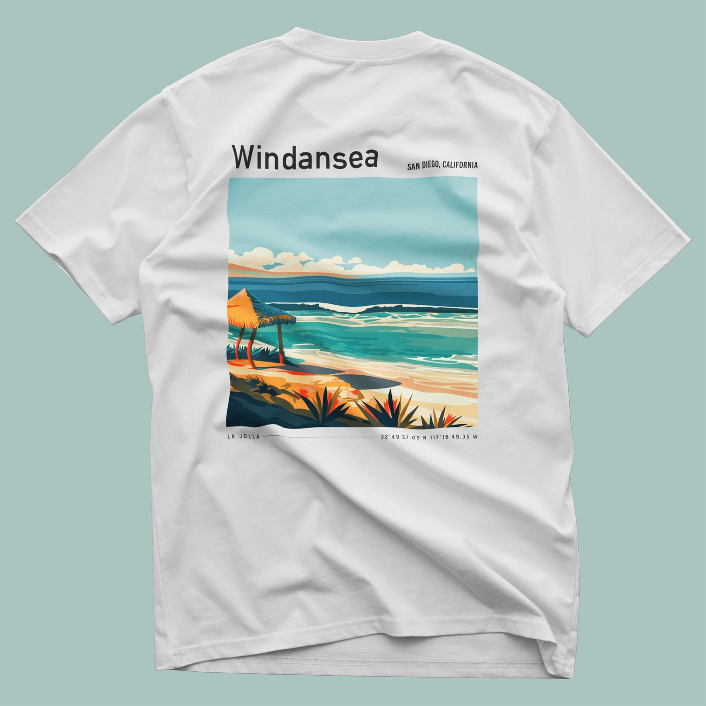 Windansea La Jolla California Vintage Surf Shirt Pocket Tee