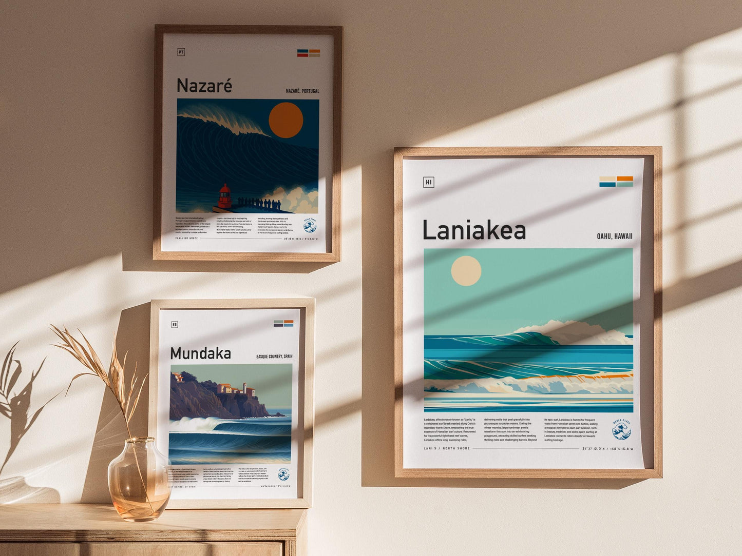 Laniakea Surf Spot North Shore Lani's Oahu Hawaii Wave Wall Art