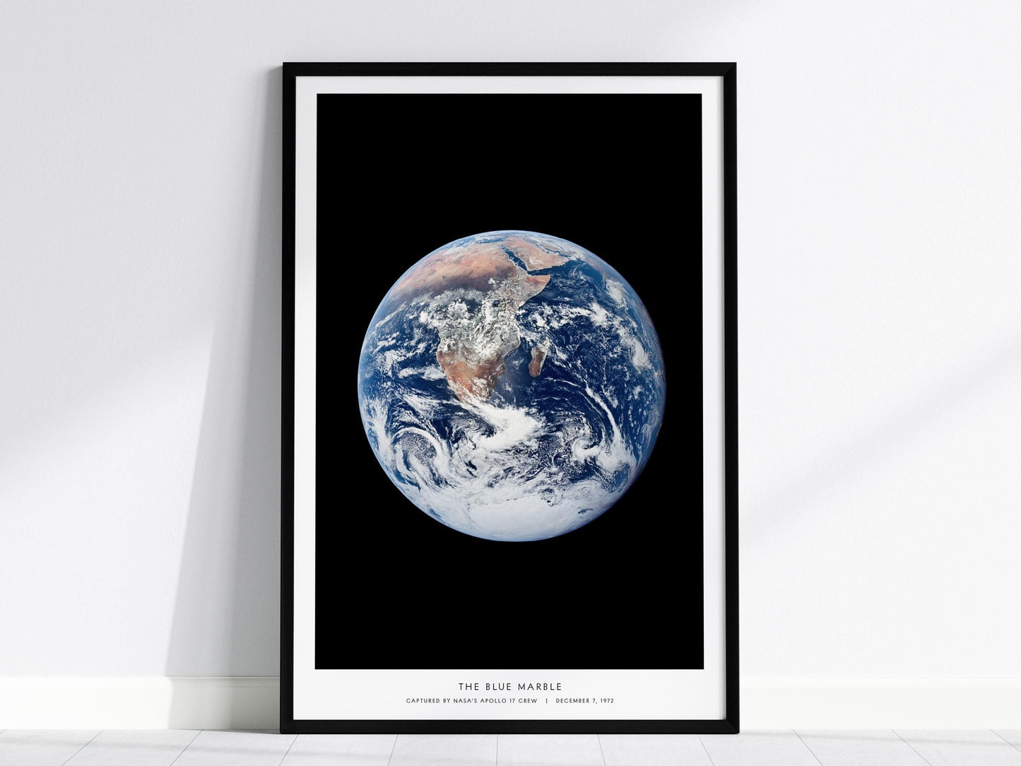 Blue Marble NASA Iconic Earth Space Print Wall Art