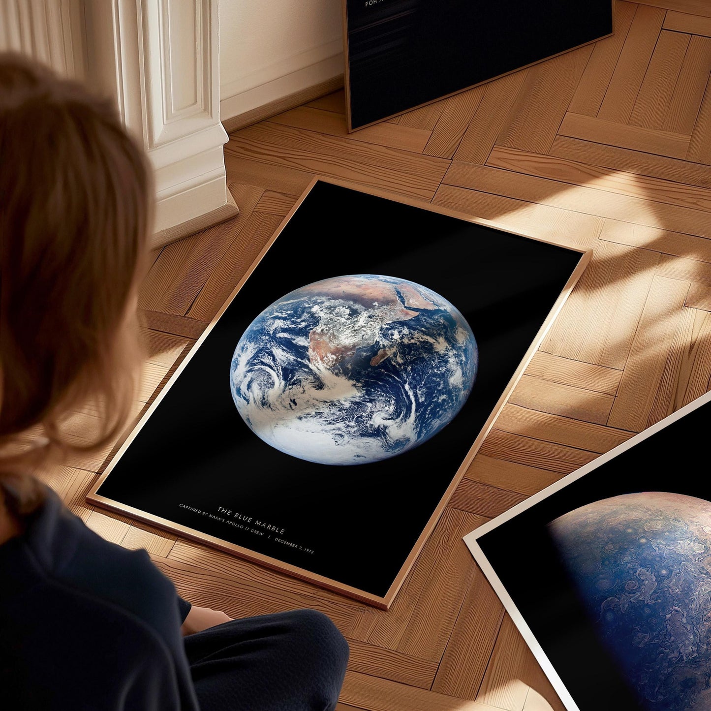 Blue Marble Earth Apollo 17 NASA Space Print Wall Art