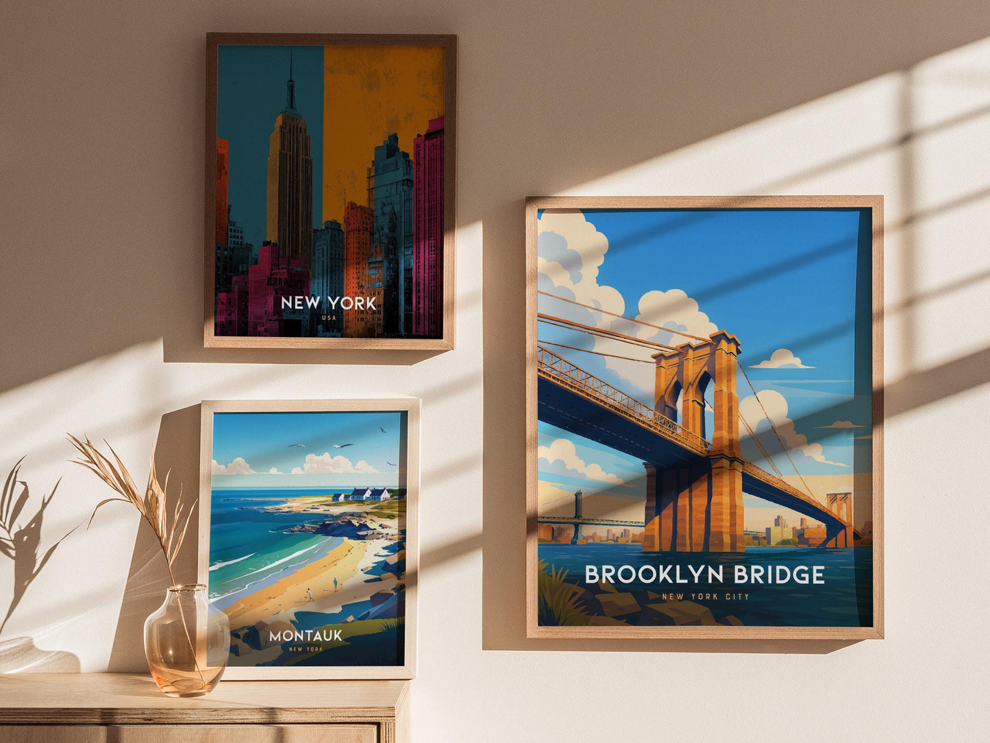 Brooklyn Bridge NYC Iconic New York Poster Wall Art