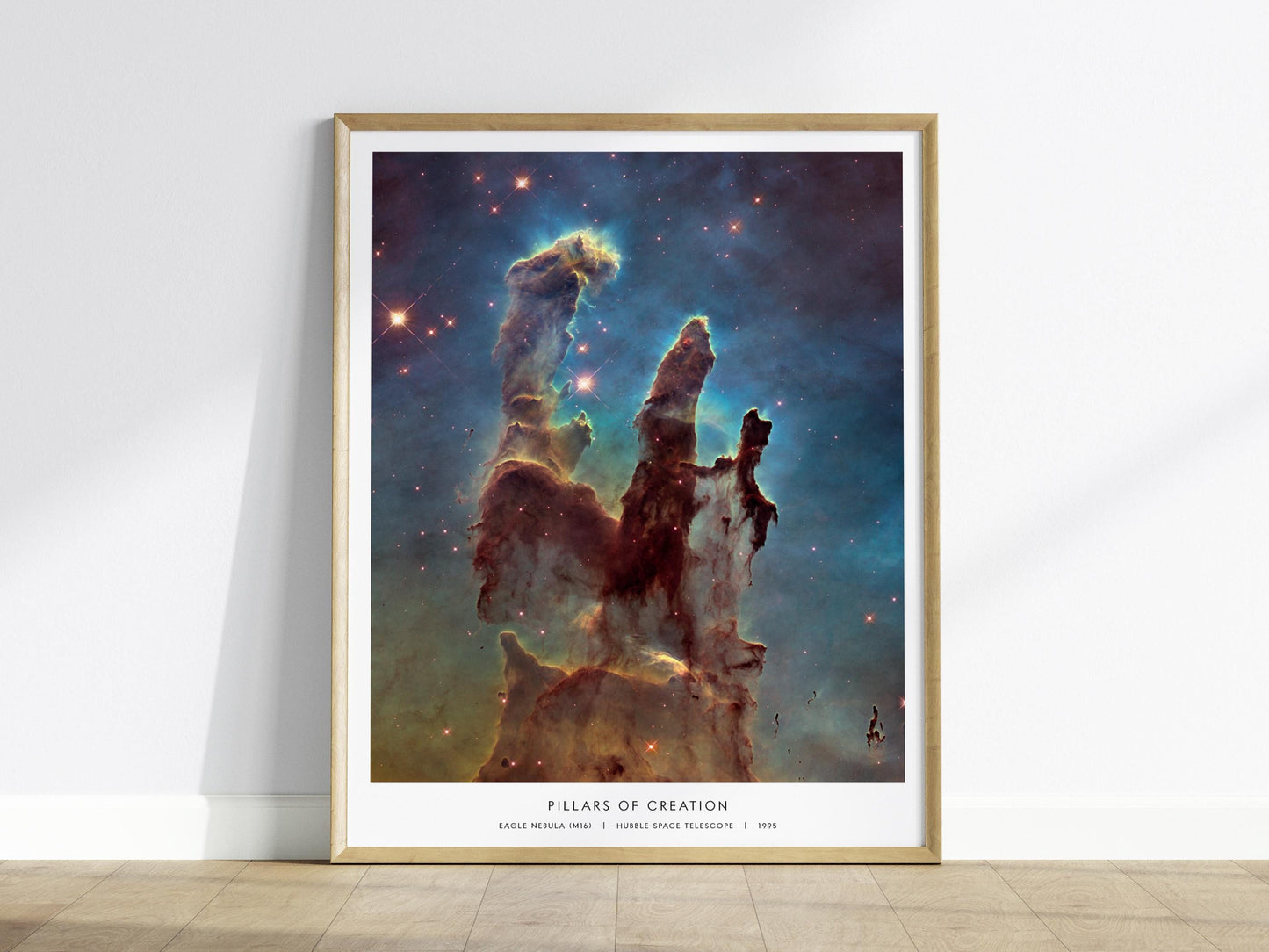Pillars of Creation NASA Hubble Telescope Space Print Wall Art