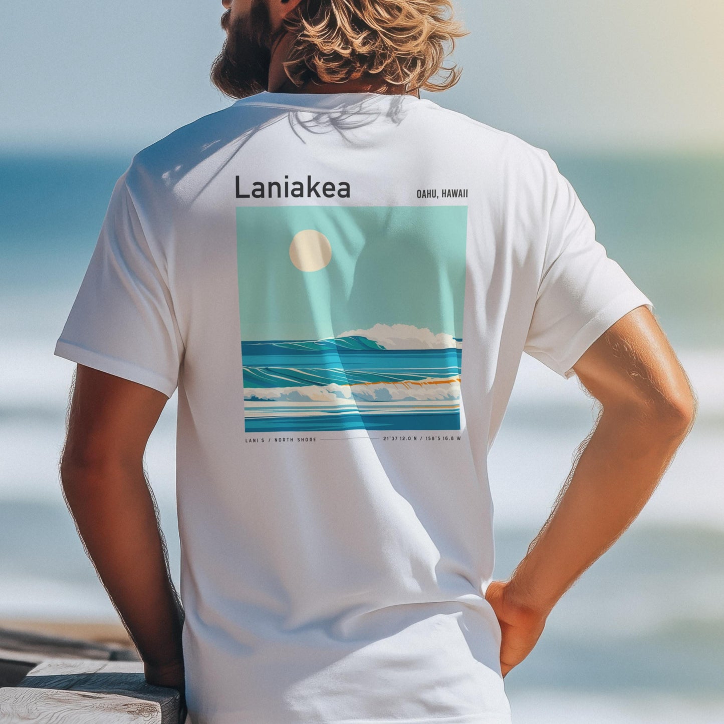 Laniakea North Shore Hawaii Vintage Surf Shirt Pocket Tee
