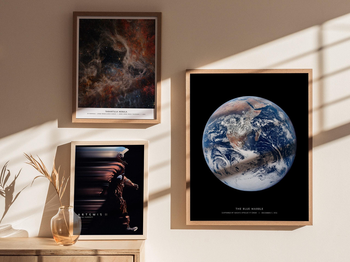 Blue Marble Earth Apollo 17 NASA Space Print Wall Art