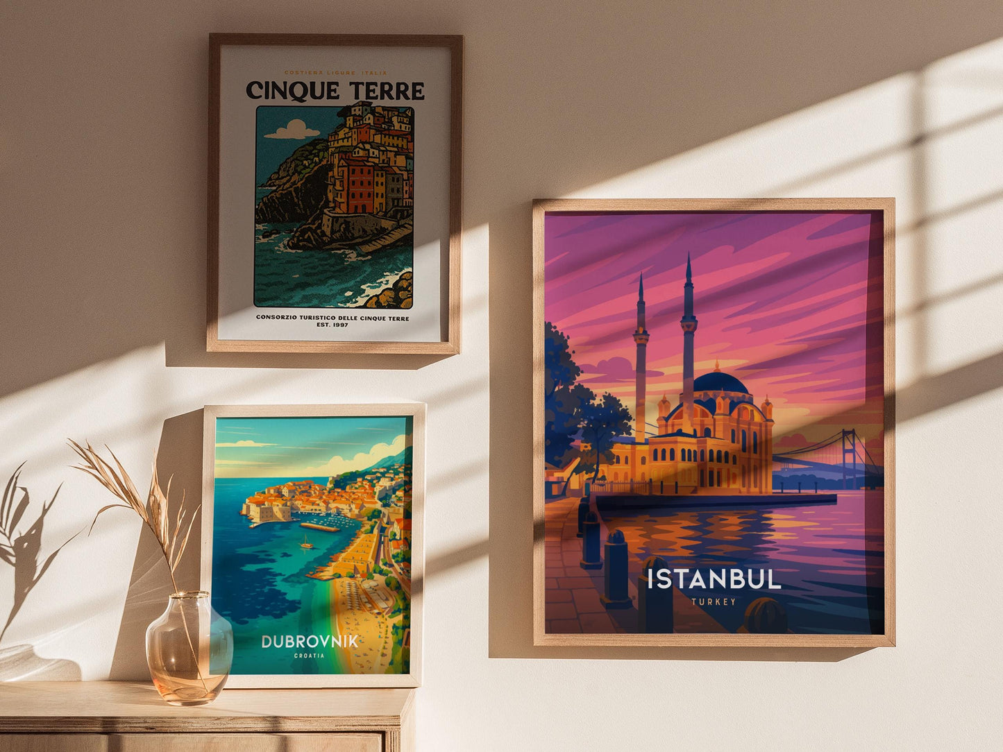 Istanbul Turkey Ortaköy Mosque & Bosphorus Bridge Wall Art
