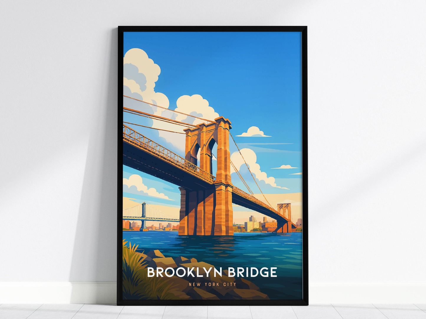 Brooklyn Bridge NYC Iconic New York Poster Wall Art