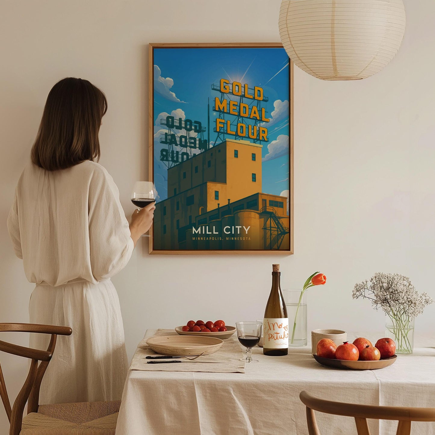 Gold Medal Flour Sign Minneapolis Minnesota Landmark Wall Art