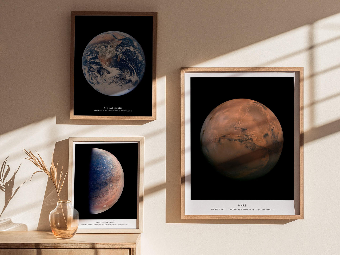 Mars Planet NASA Red Planet Outer Space Astronomy Science Print Wall Art