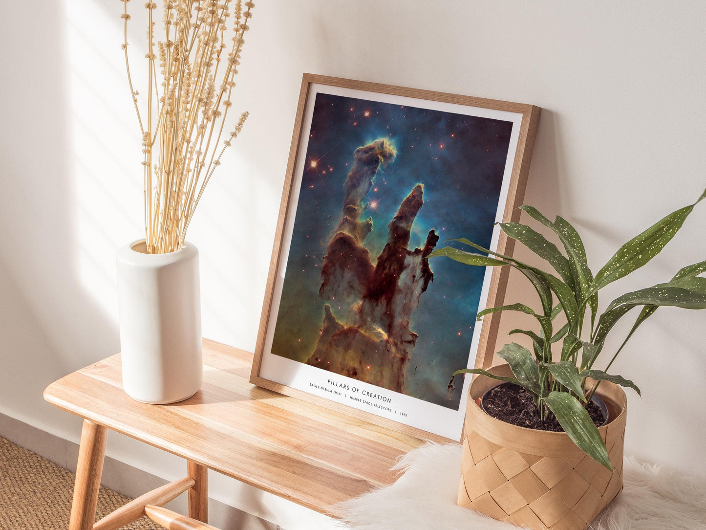 Pillars of Creation NASA Hubble Telescope Space Print Wall Art