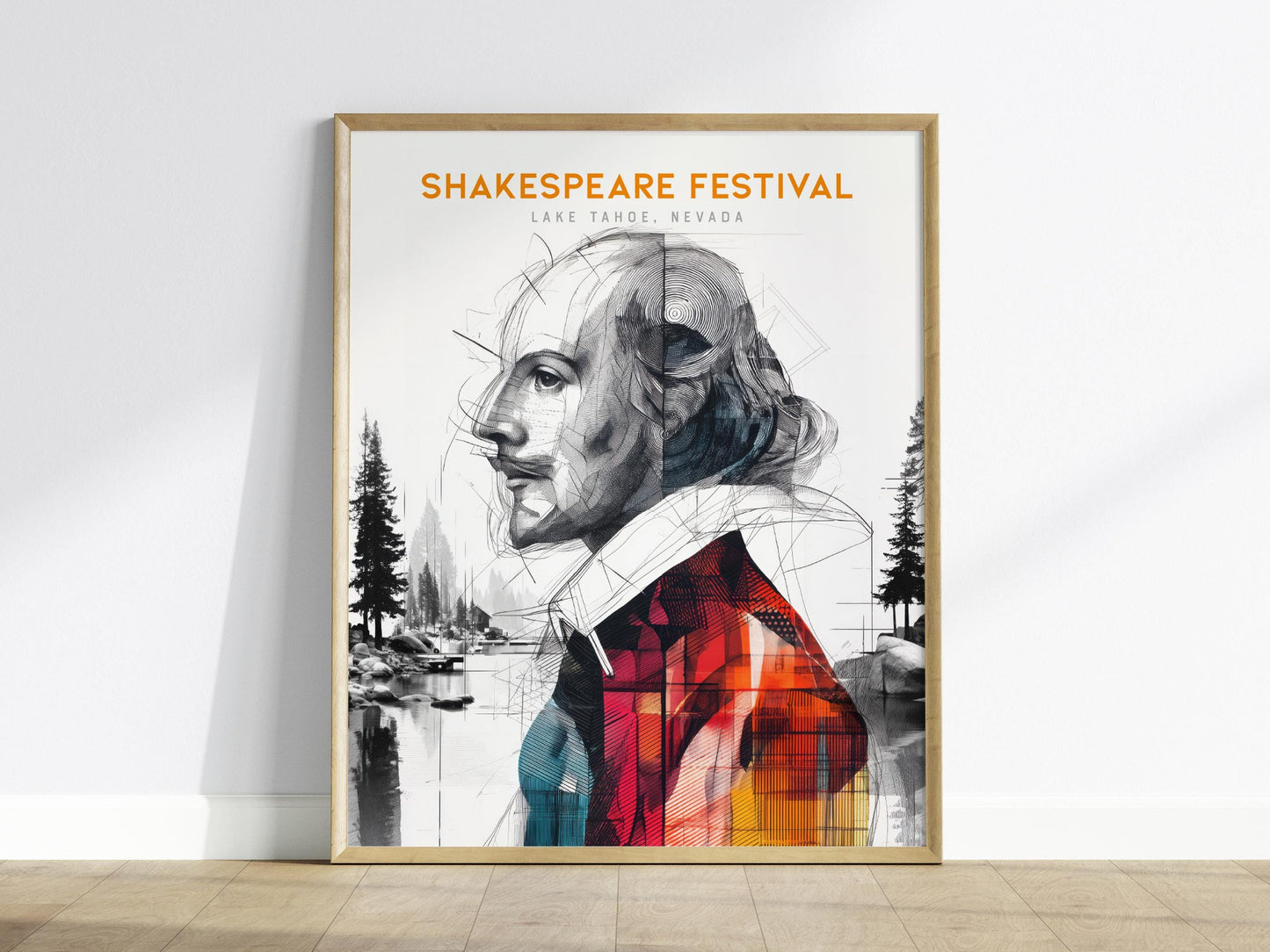 Lake Tahoe Shakespeare Festival Nevada Event Poster Wall Art