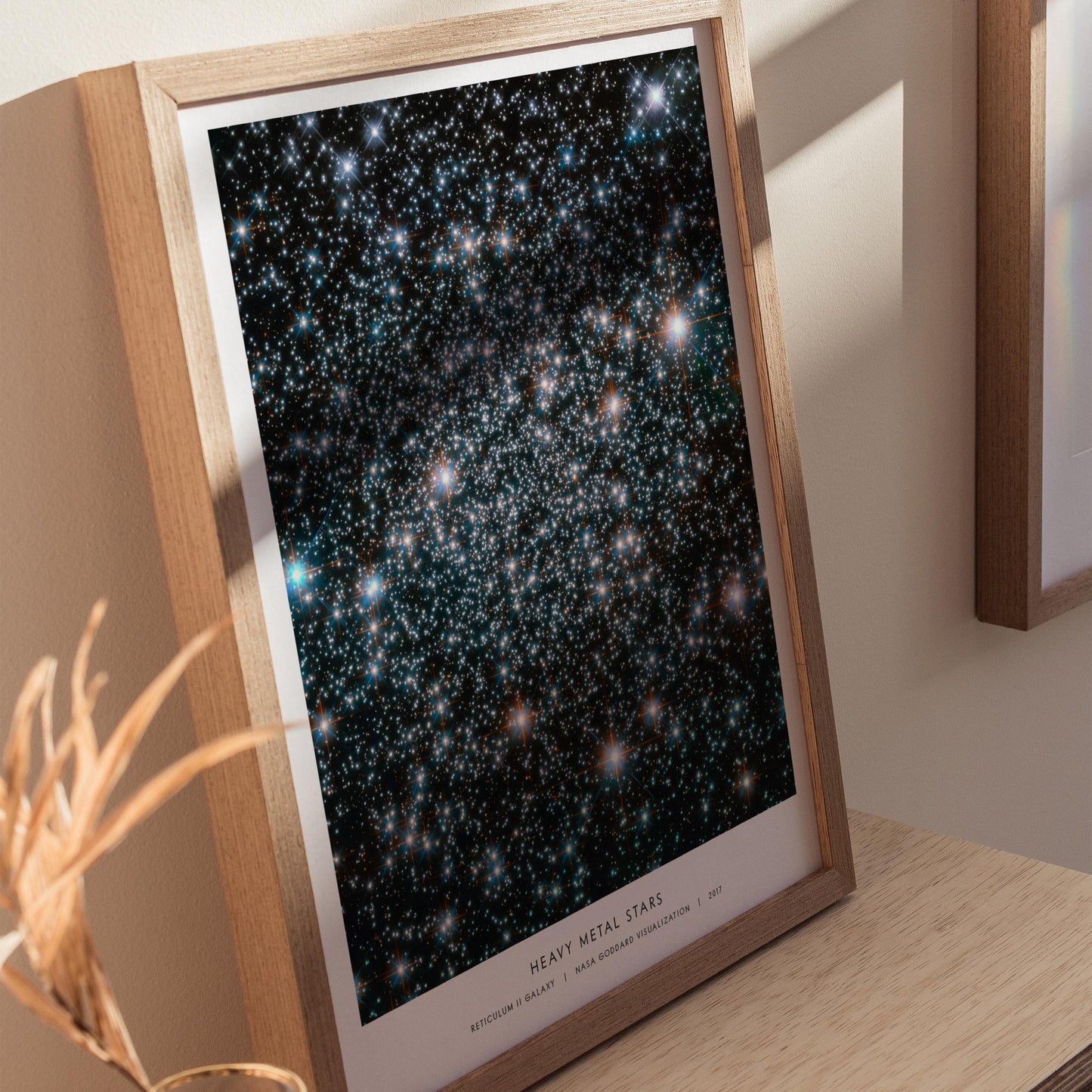 Heavy Metal Stars NASA Space Reticulum II Galaxy Celestial Wall Art