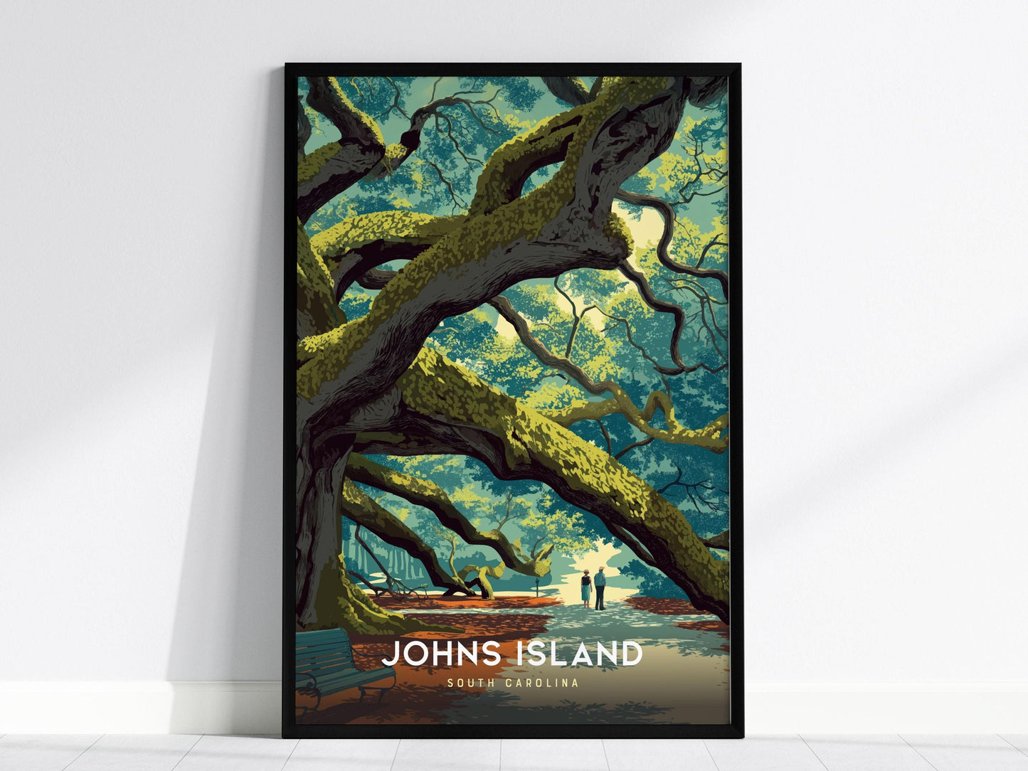 Angel Oak Tree Johns Island South Carolina Southern Wall Art