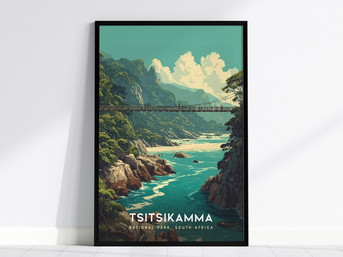 Tsitsikamma National Park South Africa Coastal Framed Unframed Travel Print Wall Art