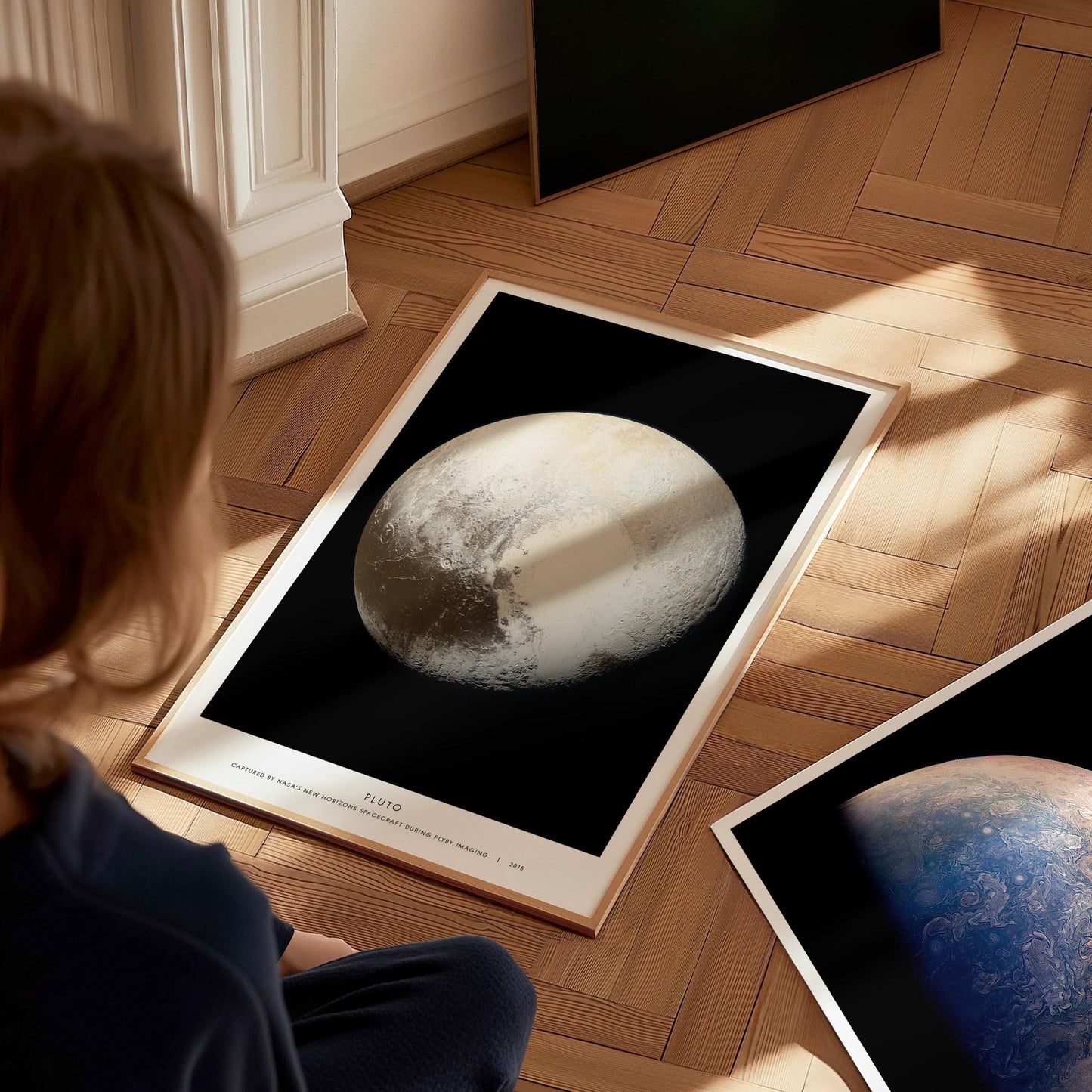 Pluto Dwarf Planet NASA Solar System Space Wall Art Print