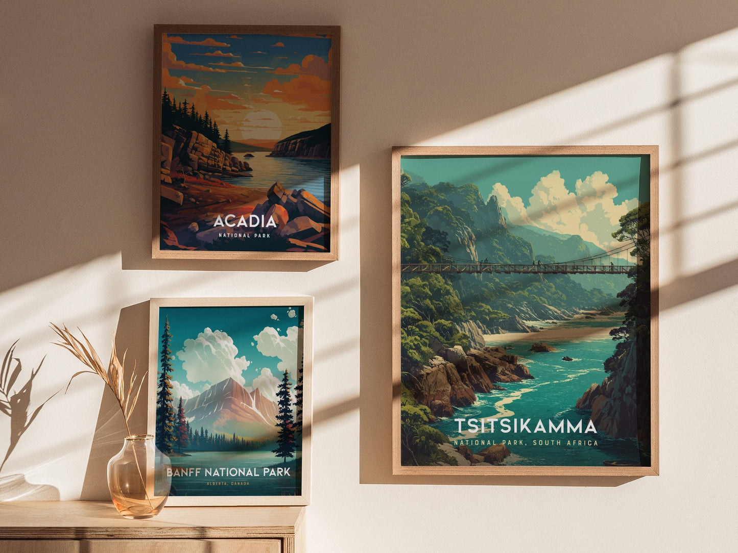 Tsitsikamma National Park South Africa Coastal Framed Unframed Travel Print Wall Art