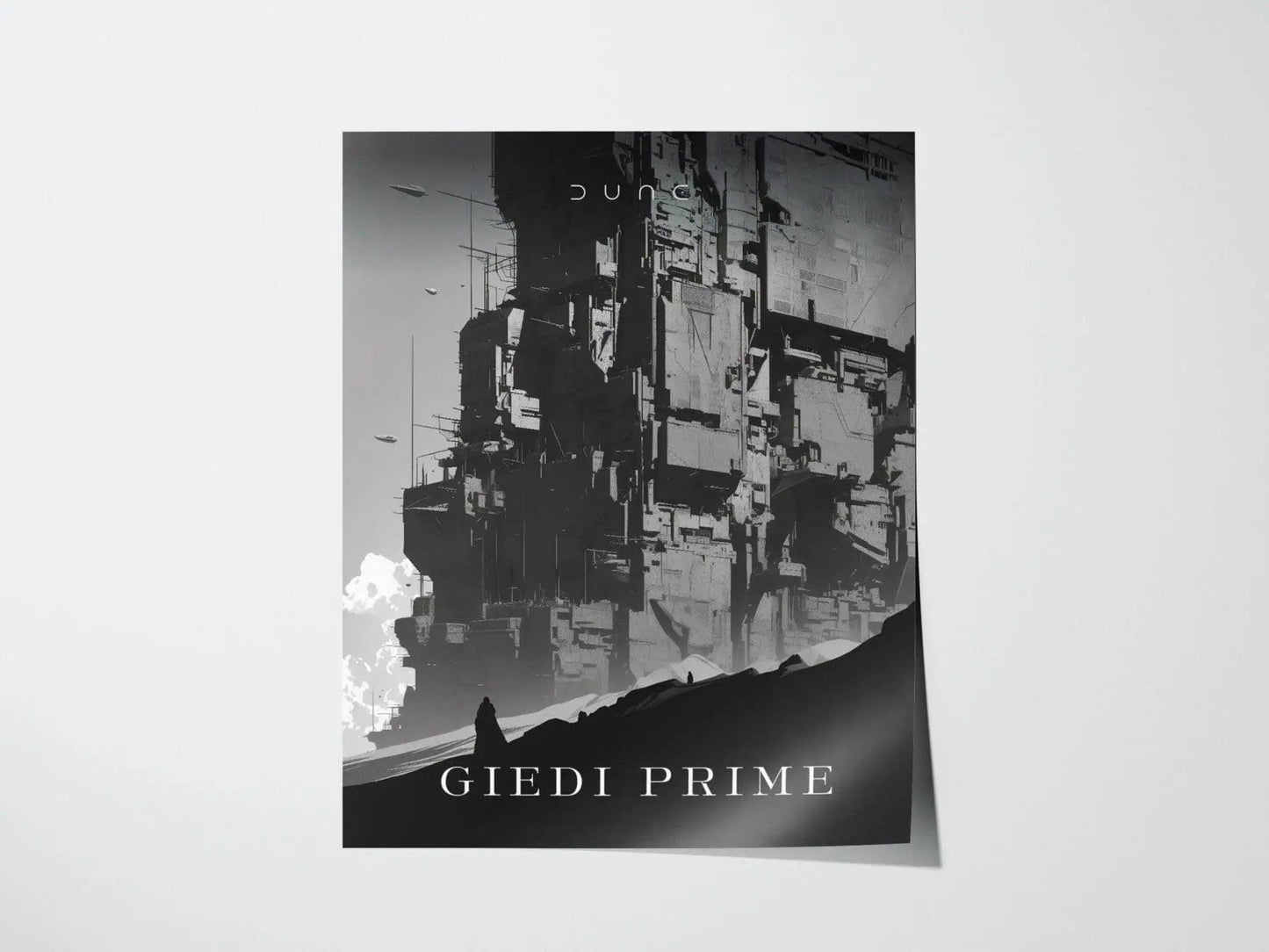 Dune Giedi Prime Poster 2021 2024, Minimalist Poster, Dune Poster, Giedi Prime Print, Austin Butler, Dave Bautista, Zendaya, Wall Art Decor - Swell Scenes