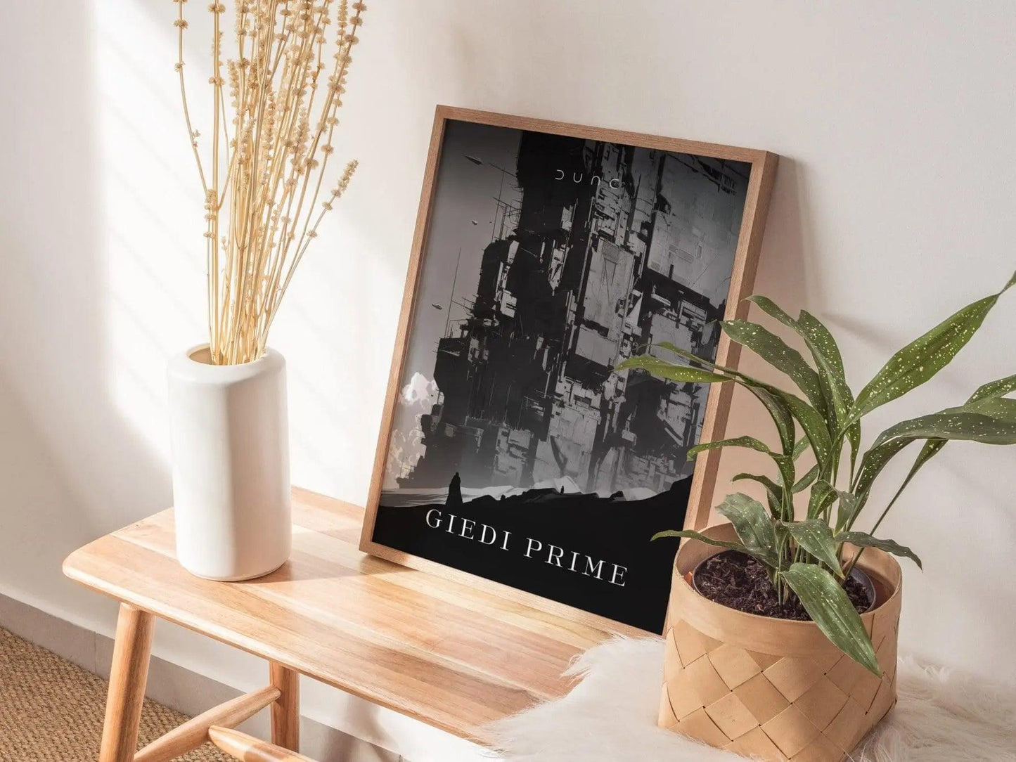 Dune Giedi Prime Poster 2021 2024, Minimalist Poster, Dune Poster, Giedi Prime Print, Austin Butler, Dave Bautista, Zendaya, Wall Art Decor - Swell Scenes