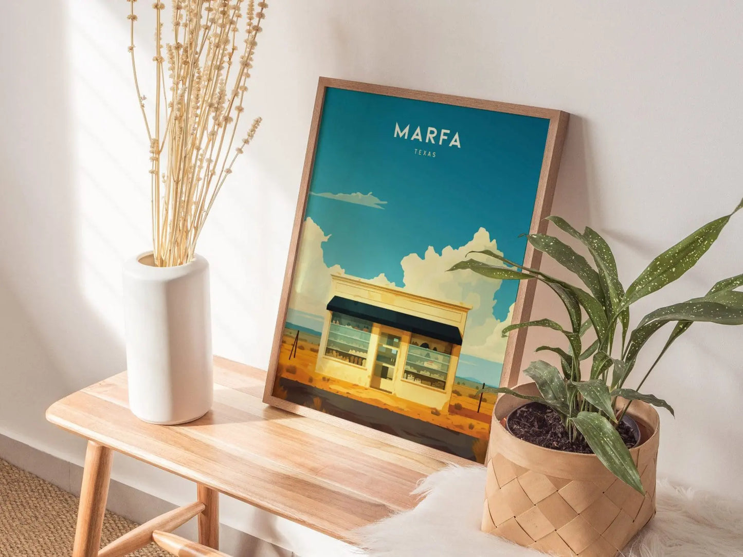 Marfa Texas Framed Print, Marfa Prada Store, Marfa Texas Poster, Marfa TX Print, Marfa Texas Art, Marfa Artwork, Marfa Texas Airbnb Decor - Swell Scenes