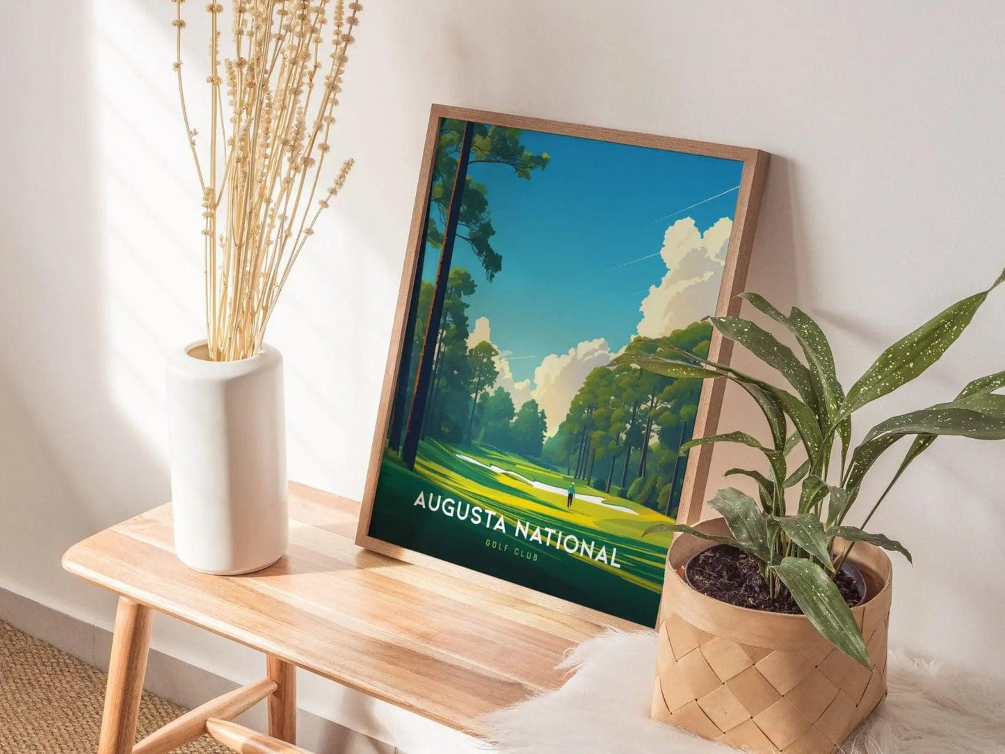 Augusta National Golf Course Poster, Georgia Golf Course Art, Framed/Unframed Golf Course Print, Golfer Gift, Fathers Day Gift, Golf Decor - Swell Scenes
