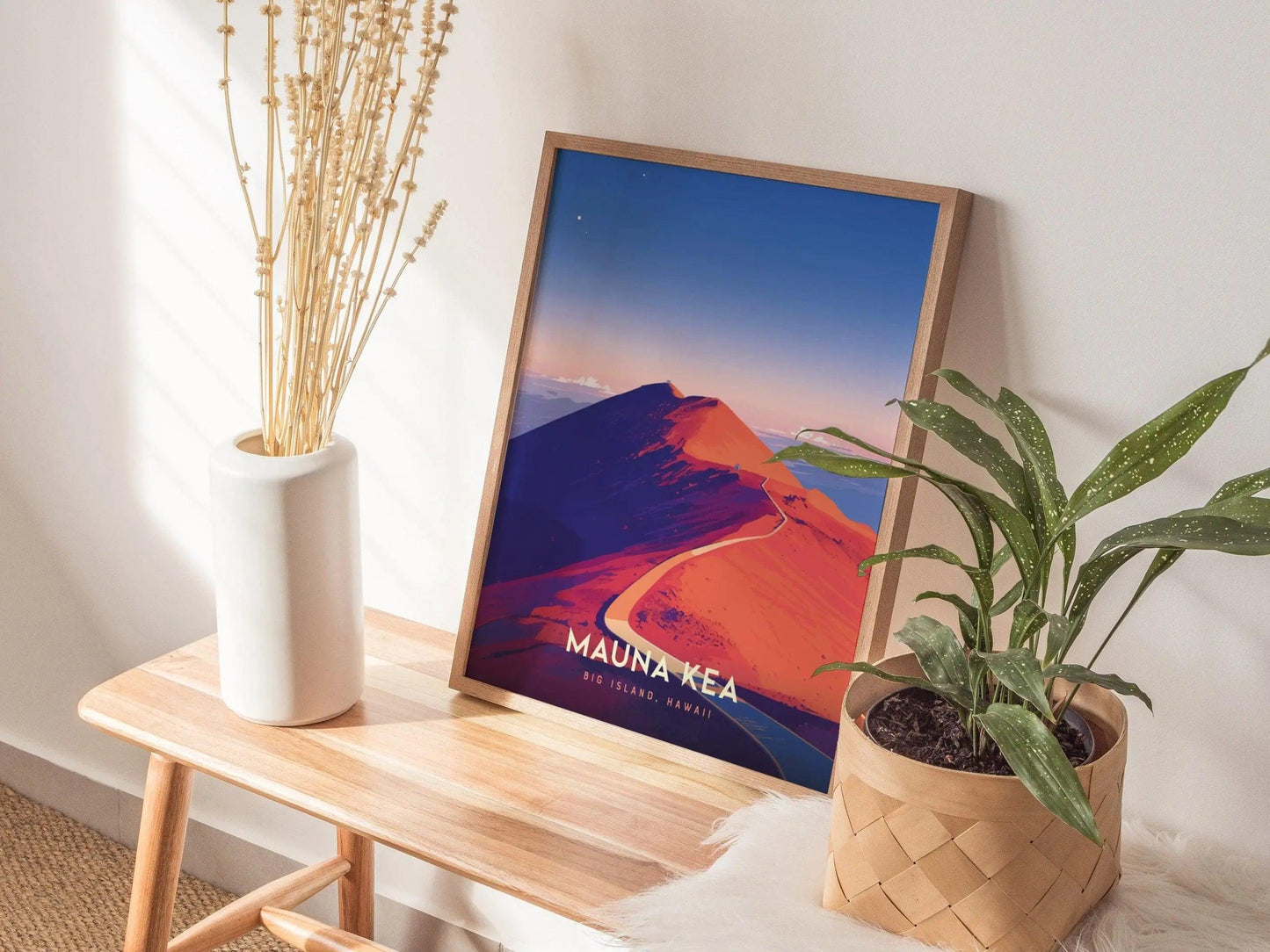 Mauna Kea Summit Poster, Big Island Hawaii, Star Gazing Print, Framed/Unframed Nature Art, Hawaiian Landscape Gift, Hawaii Airbnb Decor - Swell Scenes