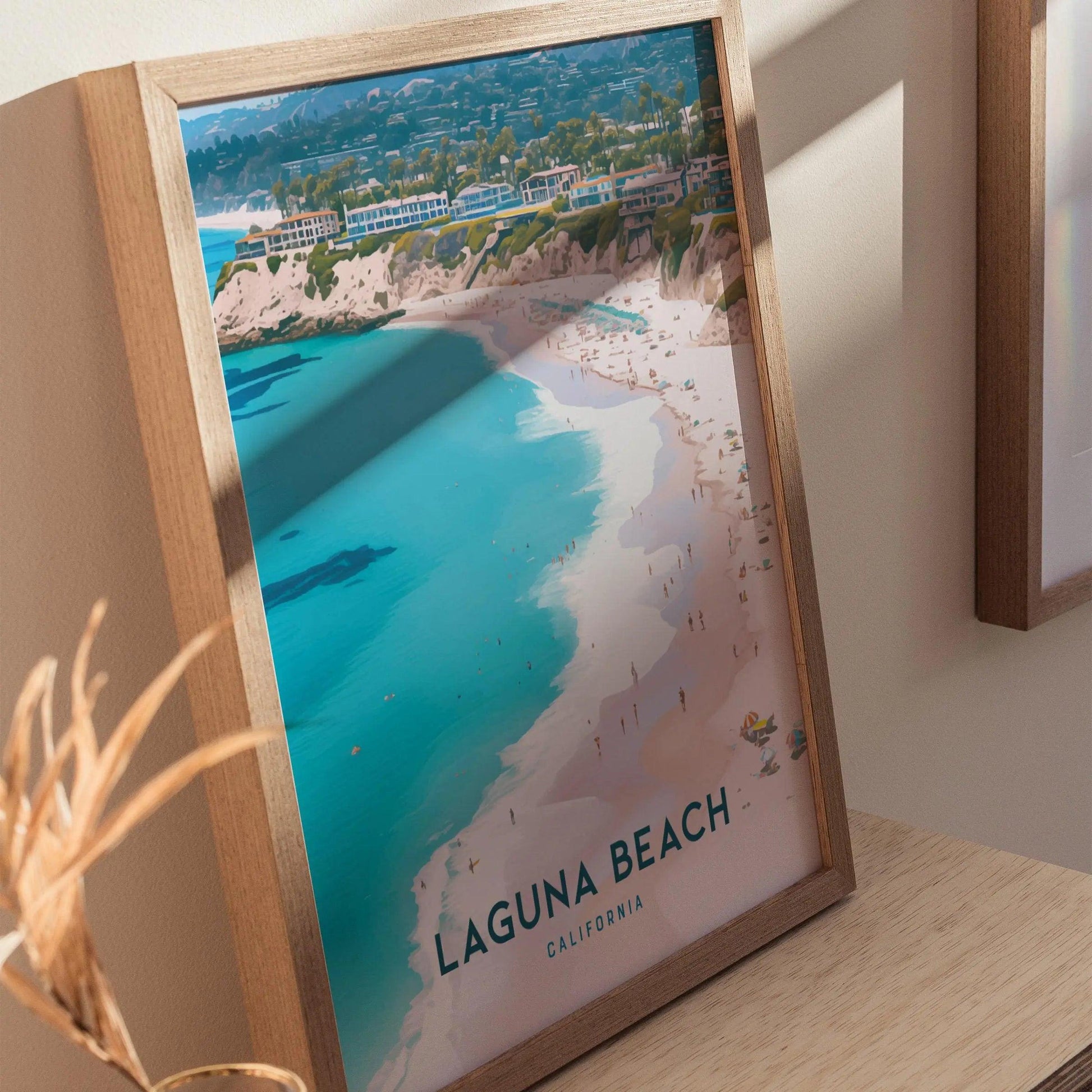Laguna Beach, California Poster - Scenic Coastal Artwork, Available Framed/Unframed, Perfect California Coast Gift, Coastal Wall Art Decor - Swell Scenes