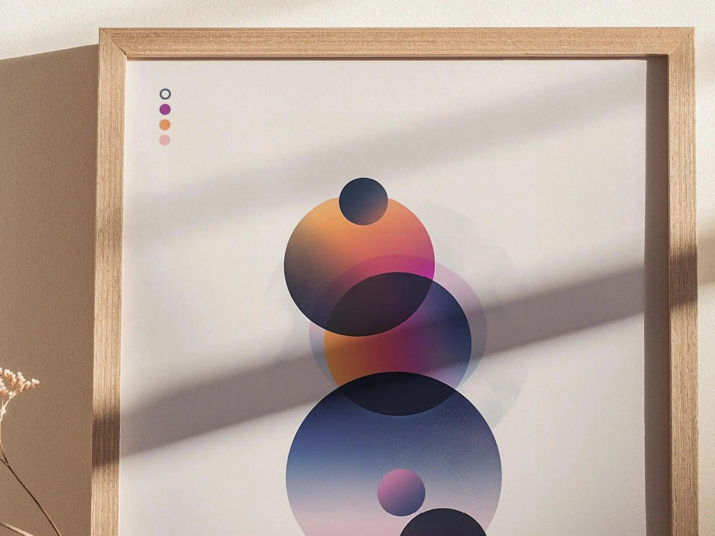Spatial Spheres / 03 - Ethereal Modern Minimalist Abstract Circular Design Shapes Contemporary Art Framed Poster Series Lofi Designer Gift - Swell Scenes
