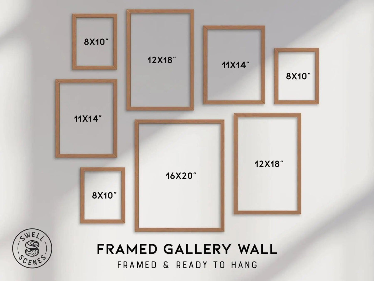 Modern Vintage Birds Gallery Wall FRAMED or UNFRAMED | 8 Set Poster Audubon Cardinal Hummingbird Goldfinch Art Series | Swell Scenes | S8-3 - Swell Scenes