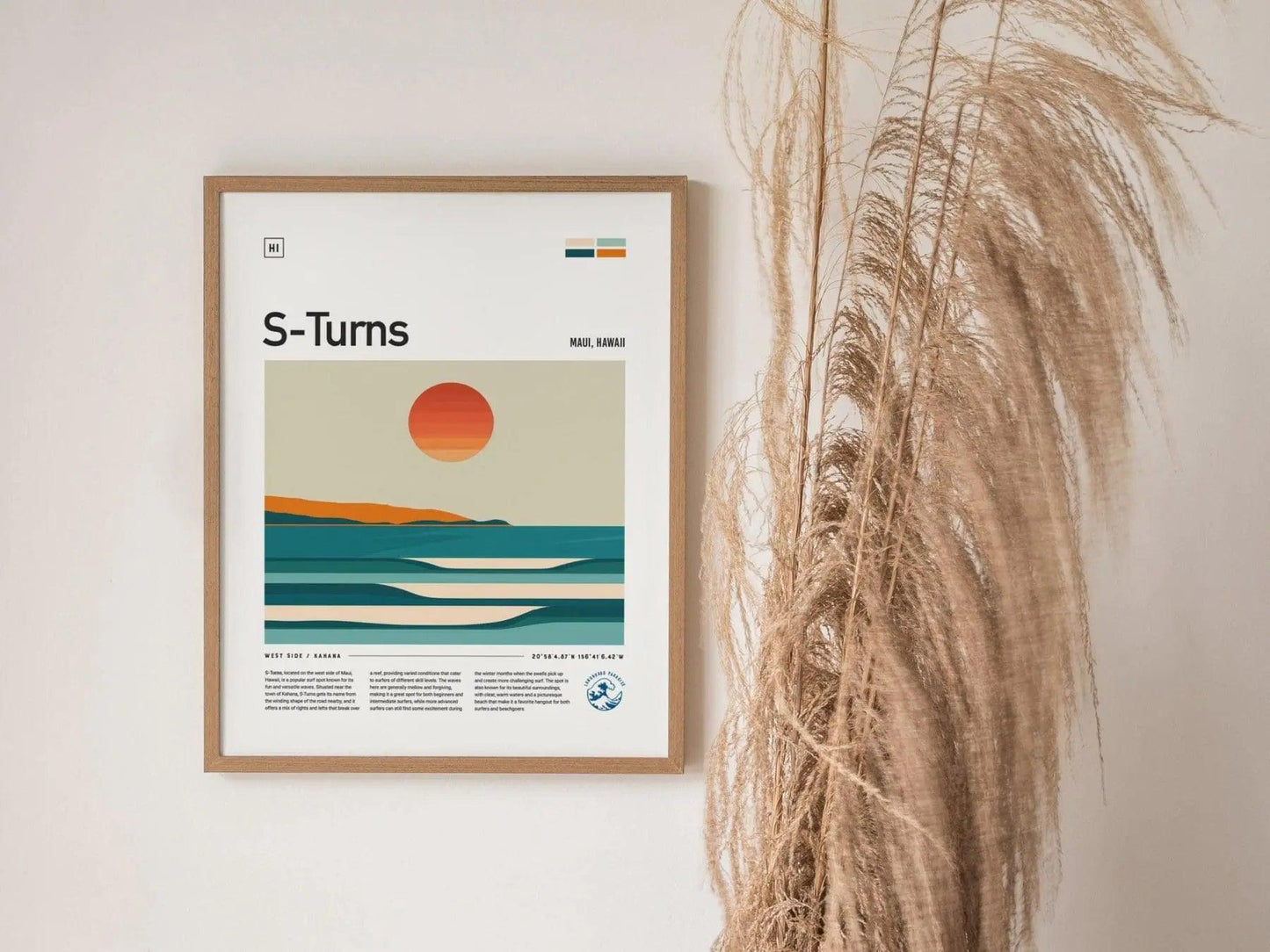 Surf Spot Art Gallery Wall FRAMED or UNFRAMED Pick 6 Iconic Wave Travel Poster Set Surfer Gift Surfing Beach Series | Swell Scenes | S6-2 - Swell Scenes