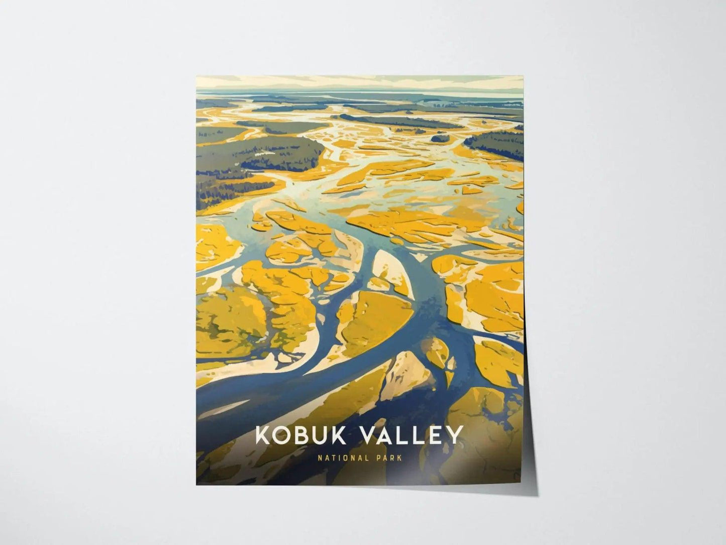 Kobuk Valley National Park, Alaska Poster - Majestic Dunes and Wildlife Scenery, Available Framed/Unframed, Great National Park Gift - Swell Scenes