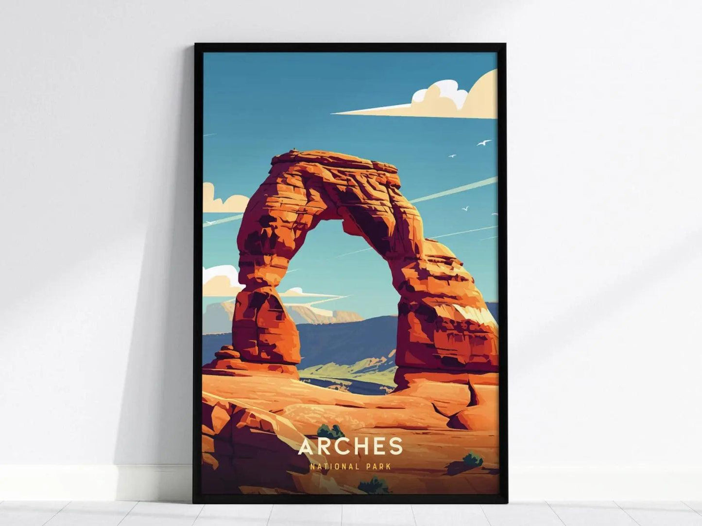 National Parks Gallery Wall FRAMED or UNFRAMED Pick 6 Vintage Travel Poster Set Scenic Nature Lover Gift Staging Artwork Outdoors Collection - Swell Scenes
