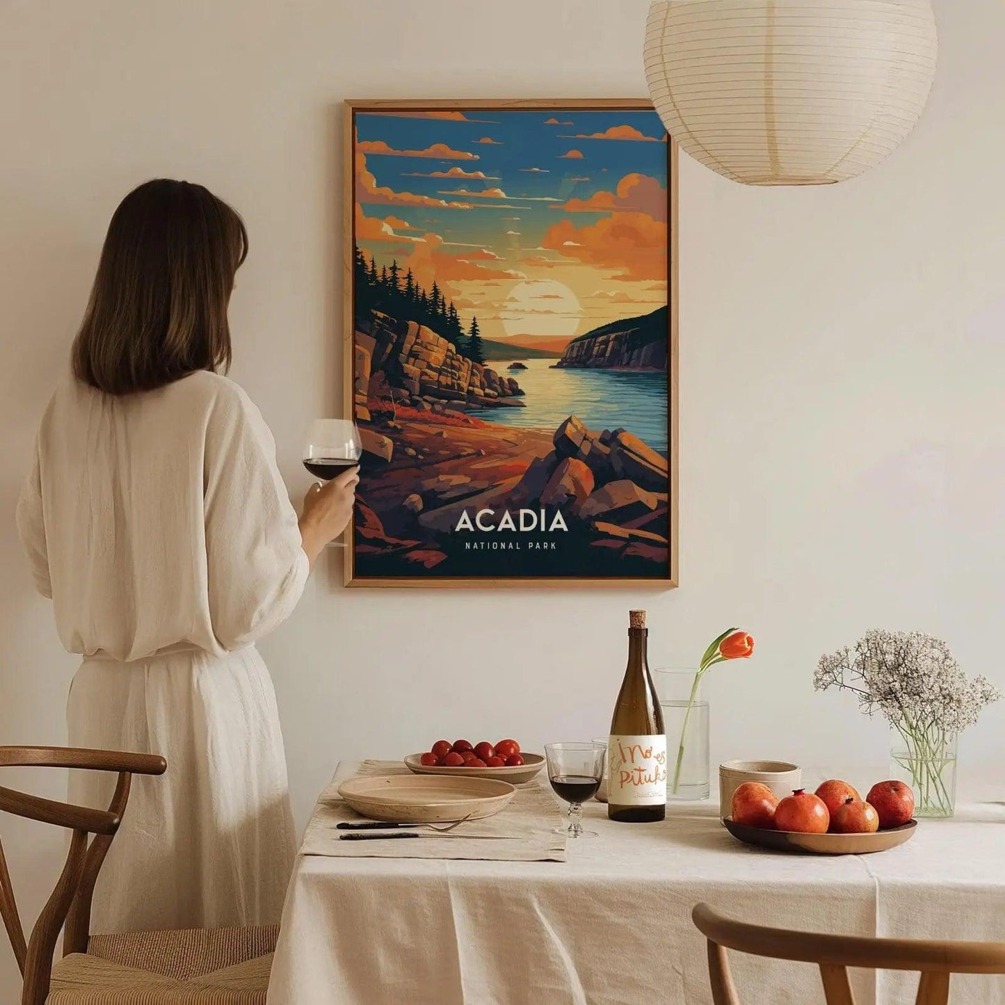 National Parks Gallery Wall FRAMED or UNFRAMED Pick 6 Vintage Travel Poster Set Scenic Nature Lover Gift Staging Artwork Outdoors Collection - Swell Scenes