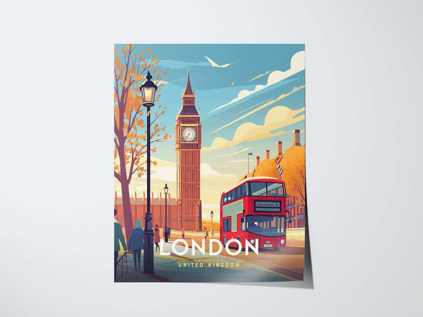 London Poster | United Kingdom Travel Wall Art