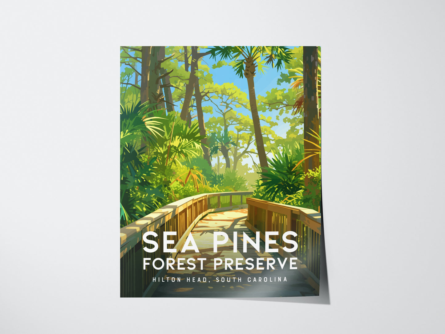 Sea Pines Forest Preserve Poster | Hilton Head Island SC Art