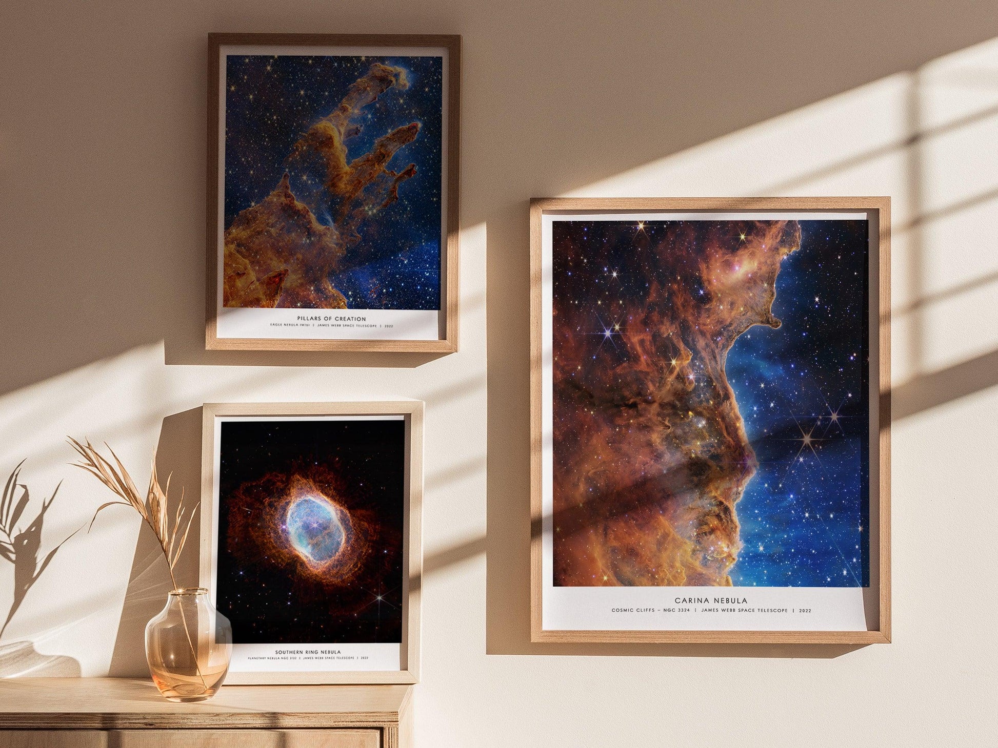 Carina Nebula Poster – James Webb Space Telescope Photo Print, Cosmic Cliffs NGC 3324, Deep Space Wall Art, Astronomy Gift - Swell Scenes