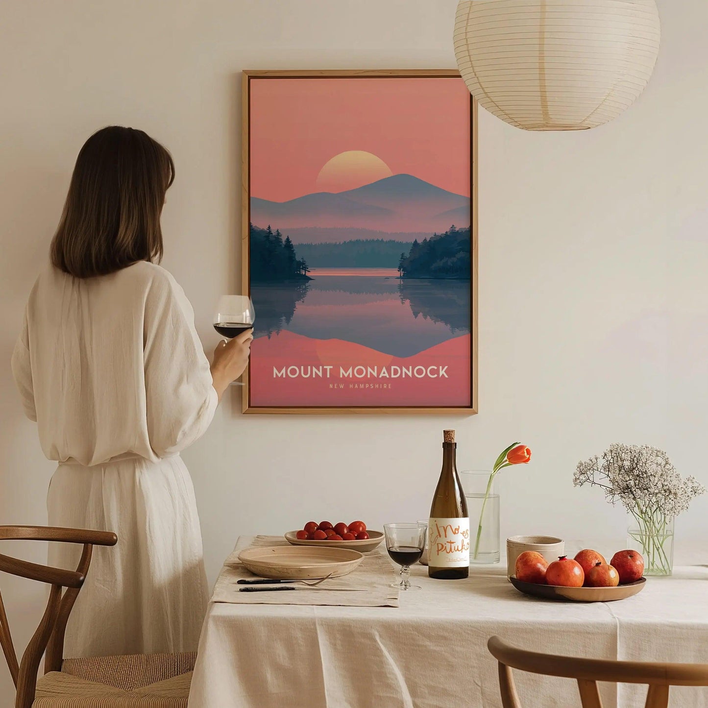 Mount Monadnock Poster | Stunning New Hampshire Sunset Scene | Bring Outdoor Serenity to Your Space - Swell Scenes